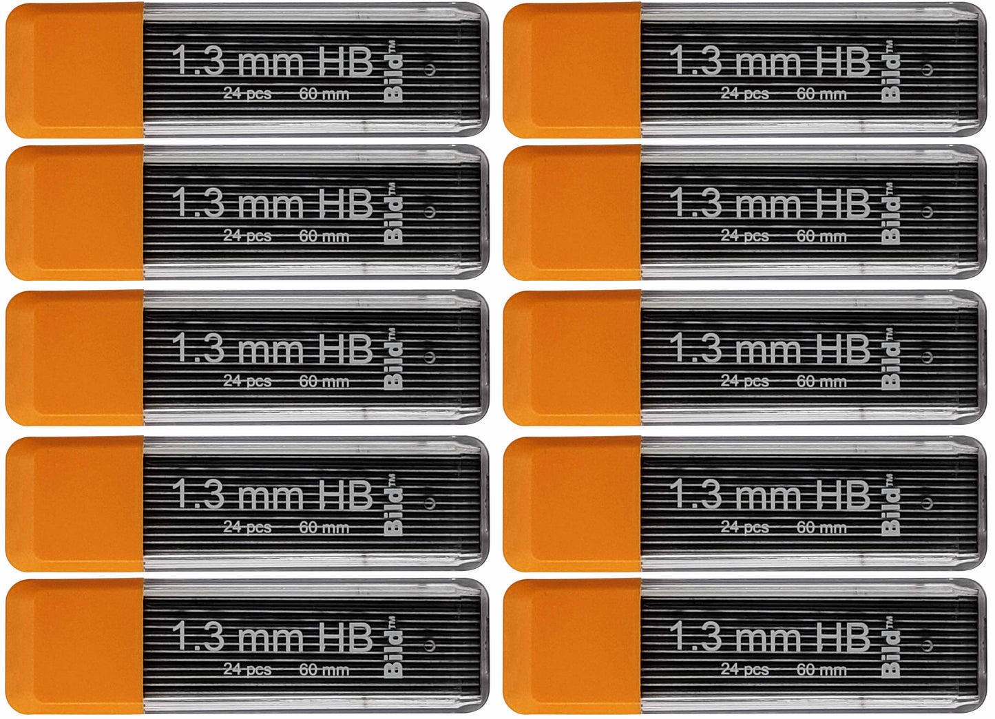 Bild Premium 1.3 mm Mechanical Pencil Lead Refills - HB Mega, 1.3mm