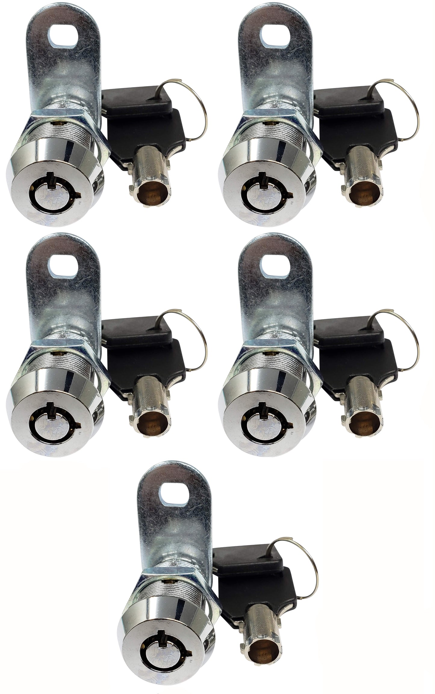 Tubular Cam Locks 1" - Non Retaining (Keyed Alike)