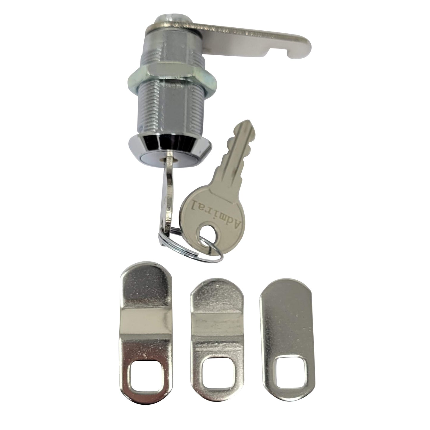 Flat Key Cam Lock 1-1/8"