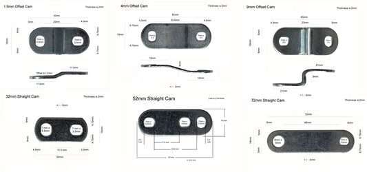 Cam 15 pack - Write size needed in "Special instructions for seller"