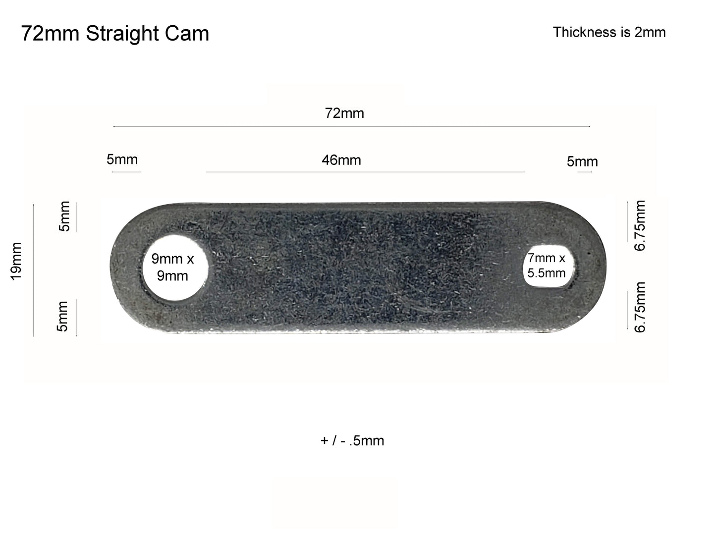 Additional Cams - Write size and quantity needed in "Special instructions for seller"